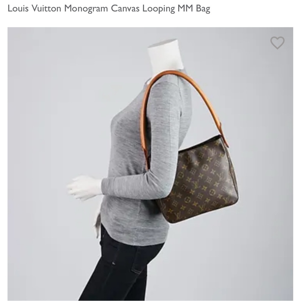 SOLD
LOUIS VUITTON Authentic Monogram Canvas Looping MM Shoulder Bag